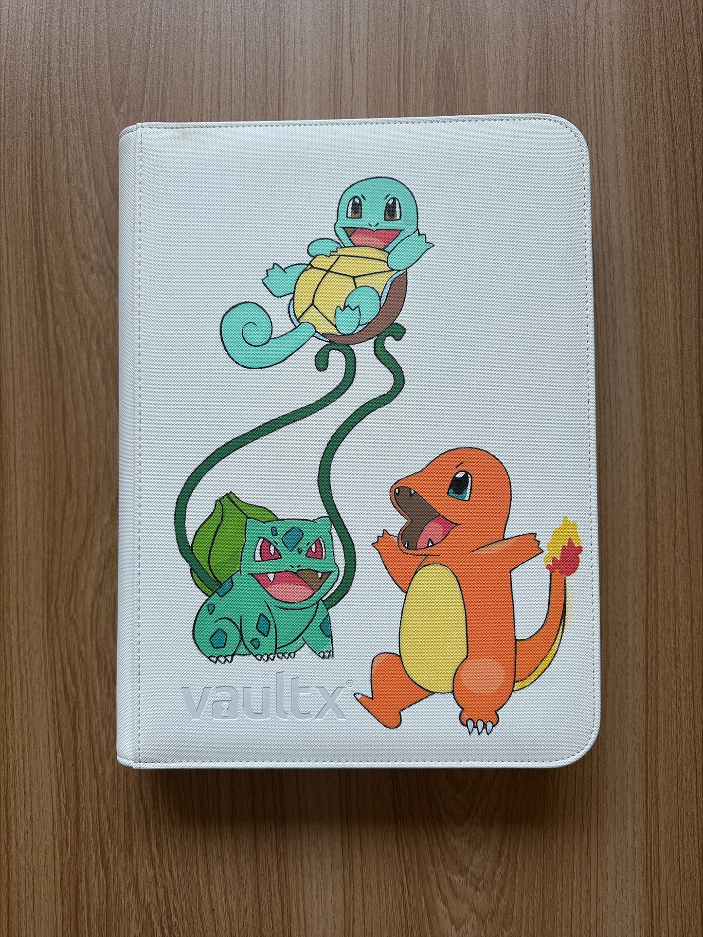 WhIte Vault X Hand Painted 9 Page Binder