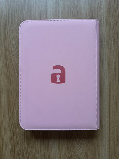 Pink Vault X Hand Painted 9 Pocket Binder